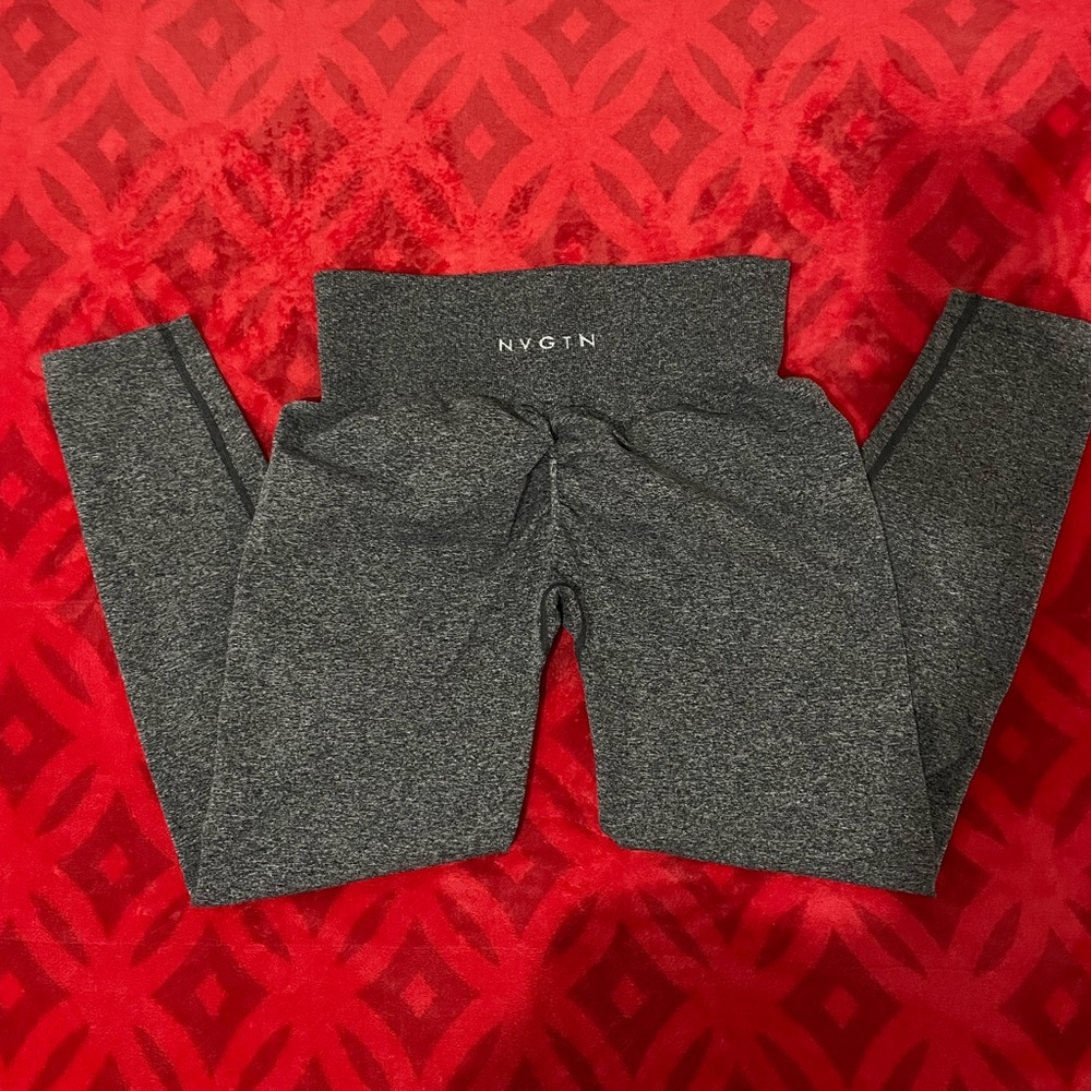 NVGTN Women's Gray High-Waisted Leggings